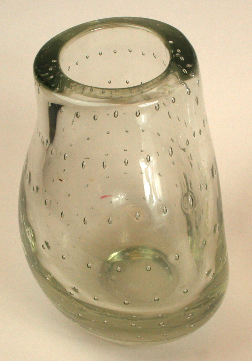 Pair of Murano controlled bubble glass vases - Image 2